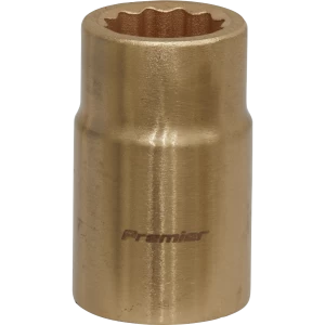 Image of Sealey 1/2" Drive Non Sparking Bi Hexagon Socket Metric 1/2" 15mm