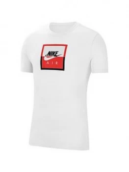 Image of Nike Sportswear Air T-Shirt - White/Black
