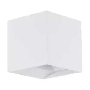 Image of IP54 Outdoor Wall Flood Light White Adjustable 3.3W Built in LED Porch Lamp