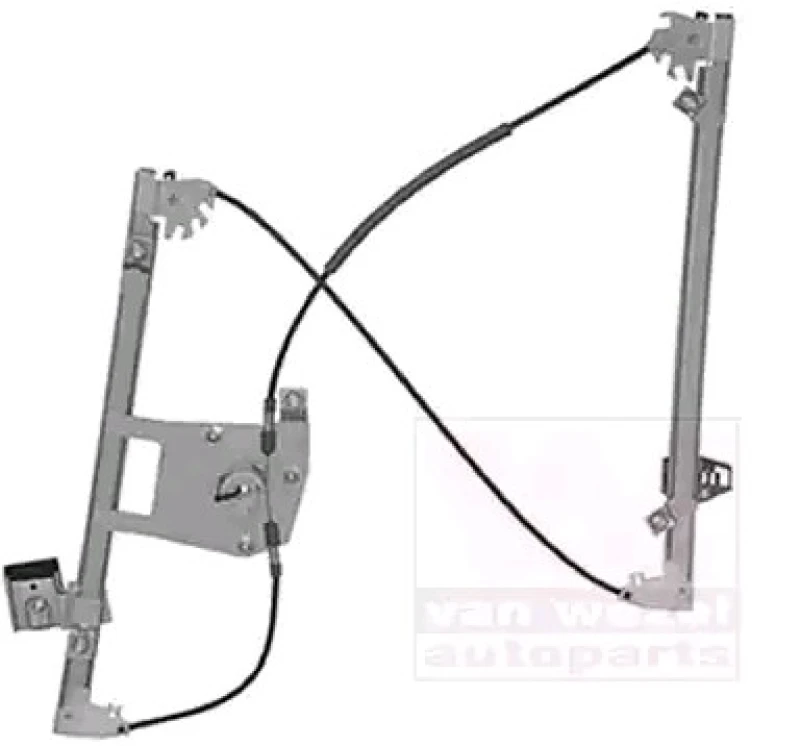 Image of VAN WEZEL 4034268 Window regulator Right Front, Operating Mode: Electric, without electric motor Window Winder (1561)