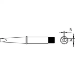 Image of Weller 4CT6D7-1 Soldering tip Chisel-shaped, straight Tip size 5mm Content