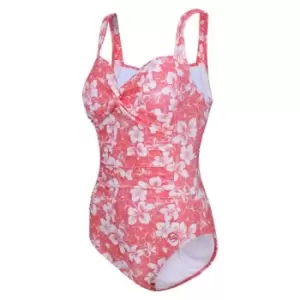 Image of Regatta Sakari Swim Costume - PchBlmHbsPrn