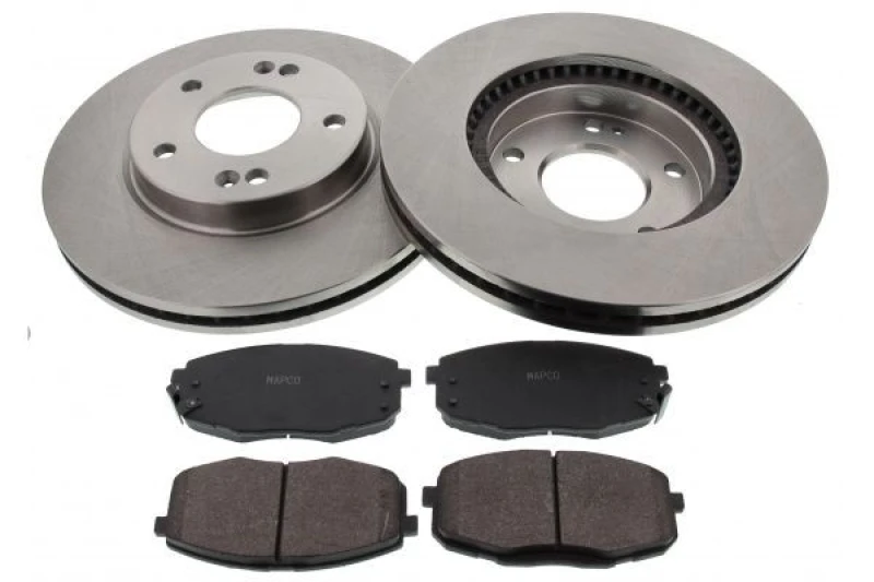 Image of MAPCO 47554 Brake disc and pads set Front Axle, Brake Disc Type: Vented Brake Set,disc brakes (3405)