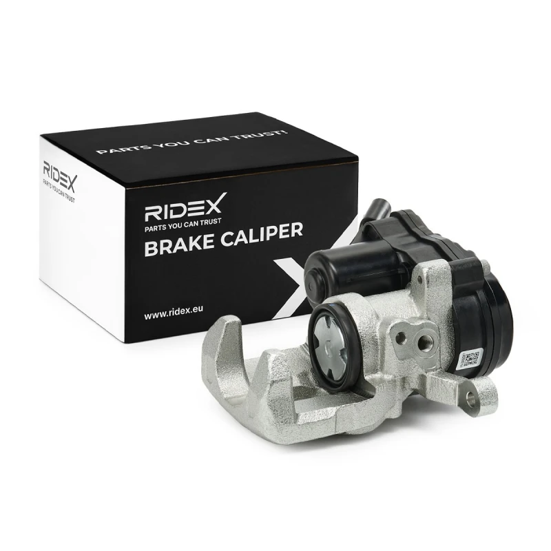 Image of RIDEX 78B3934 Brake caliper Rear Axle Right, with electric motor Brake Caliper (78)