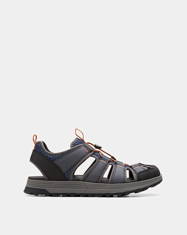 Image of Clarks Clarks Men ATL Trek Wave Navy in Blue Size: 7-Standard Fit Blue 7-Standard Fit Male 5063421060072