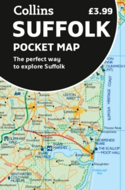 Image of Suffolk Pocket Map. By Collins Maps Books
