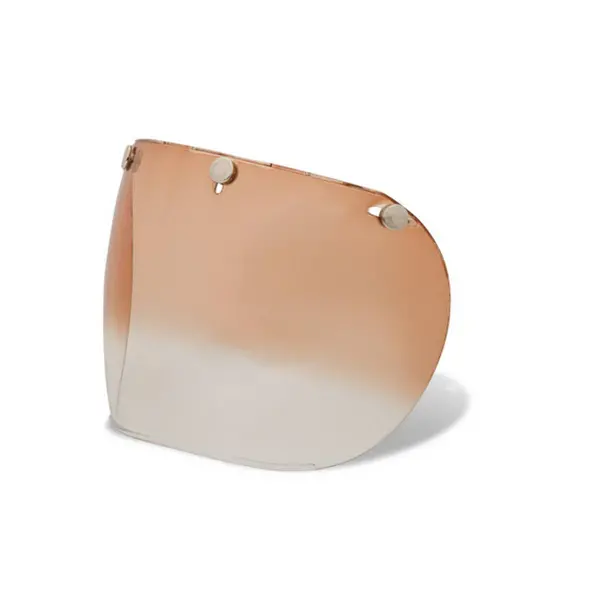 Image of Bell Shield Custom 500 Amber Gradient Orange 3-Snap Size