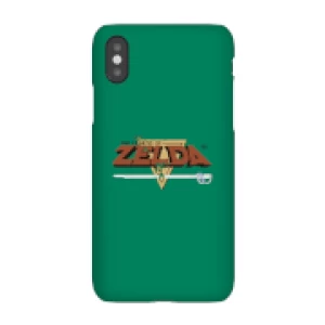 image of Nintendo The Legend Of Zelda Retro Logo Phone Case - iPhone X - Snap Case - Gloss