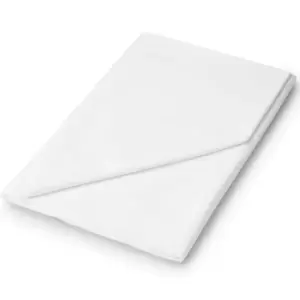 Image of Helena Springfield 50/50 Percale Kingsize Flat Sheet, White