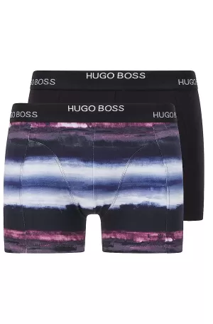 Image of Hugo Boss 2 Pack Boxer Briefs Patterned Size L Men
