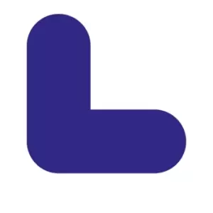Image of 'L Symbol' Floor Signal, Blue, (200mm x 200mm), Pack of 10