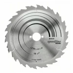 Image of Bosch 2608640775 Circular Saw Blade Wood Speedline 130x16x2.2mm 18...