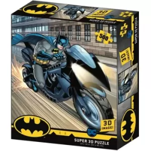 Image of DC Comic BM32519 Batman - Batcycle 3D Effect Jigsaw Puzzle 500 piece