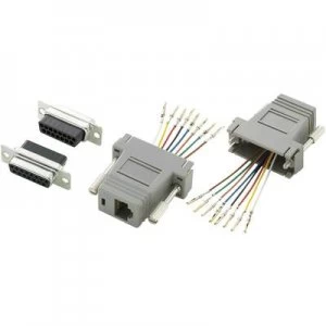 Image of D SUB adapter D SUB socket 15 pin RJ45 socketConrad Components1 pcs