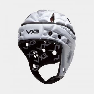 image of VX-3 Airflow Rugby Headguard - White/Black