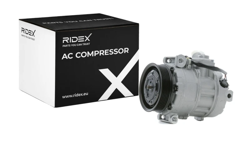Image of Air conditioning compressor RIDEX 447K0322
