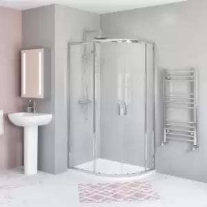 Image of 1200 x 800mm Offset Quadrant Shower Enclosure - Juno