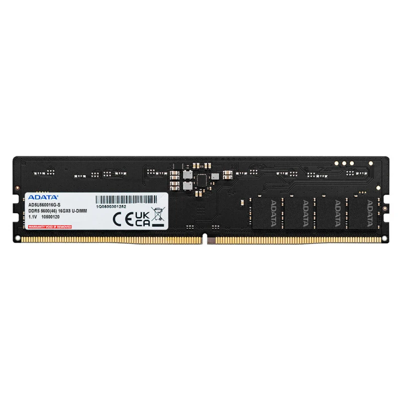 Image of ADATA ADATA AD5U56008G-B memory module 8GB 1 x 8GB DDR5 288-pin DIMM AD5U56008G-B