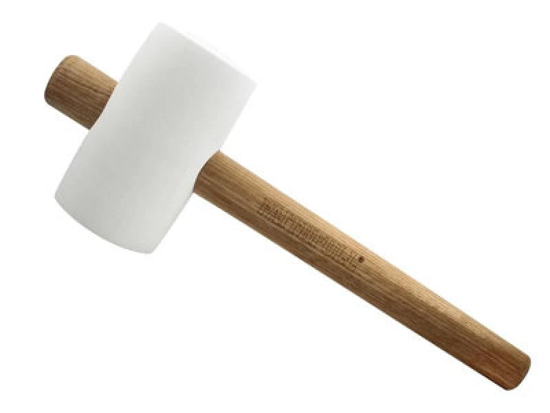 Image of Faithfull Fsc White Rubber Mallet 28Oz Fairmwf28Fsc