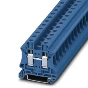 Image of Phoenix Contact Ut 10 Bu Terminal Block, Din Rail, 2Pos, 10Awg