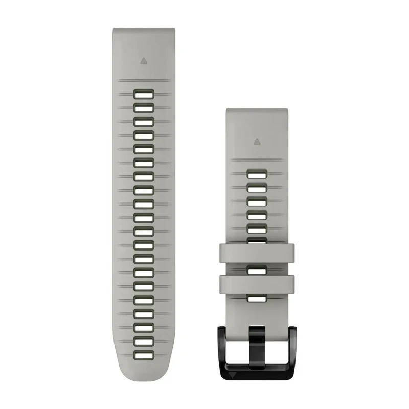 Image of Garmin 010-13280-08 QuickFit 22mm Strap Only Fog Grey/Moss Watch