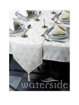 Image of Waterside Reindeer Jacquard Table Linen Set