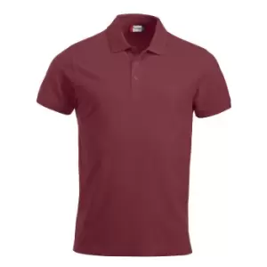 image of Clique Mens Classic Lincoln Polo Shirt (XXL) (Burgundy)