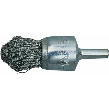 Image of York - 24MM Crimped Wire, Pointed End De-carbonising Brush - 30SWG