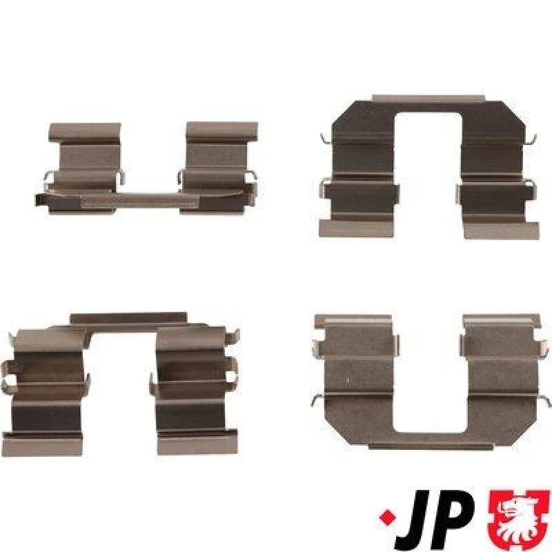 Image of JP GROUP Brake pad fitting kit JP GROUP 6364002210