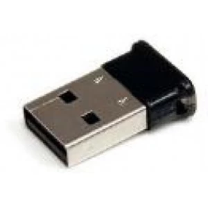 image of StarTech Mini USB Bluetooth 2.1 Adaptor Class 1 EDR Wireless Network Adapter