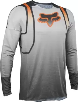 Image of FOX 360 Vizen Motocross Jersey, grey-orange, Size XL, grey-orange, Size XL