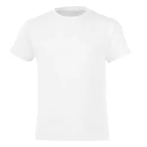 Image of SOLS Childrens/Kids Regent Short Sleeve Fitted T-Shirt (12 Years) (White)