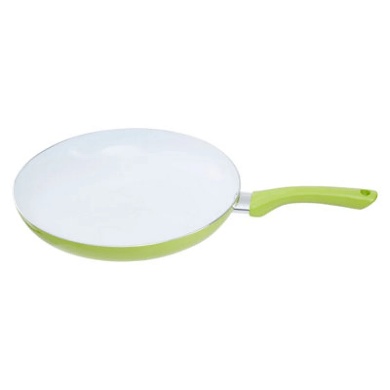 Image of Premier Housewares Ecocook 30cm Lime Green Frypan, Non-Stick White