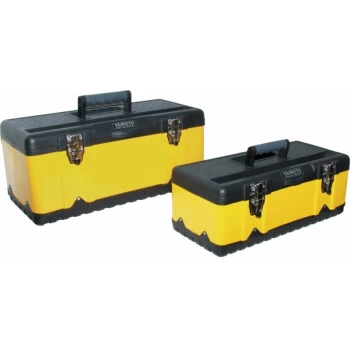 image of Yamoto - 470MM & 582MM Yellow Metal Toolbox Set 2-Pce