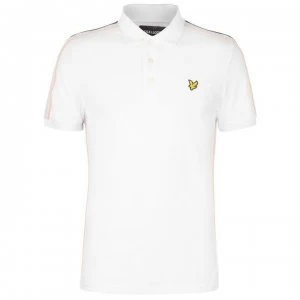 Lyle and Scott Taped Polo Shirt - White 626