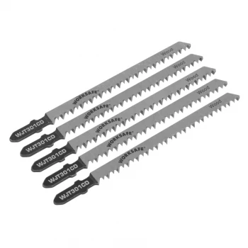 Image of Jigsaw Blade Wood & Plastics 90MM 8TPI - Pack of 5
