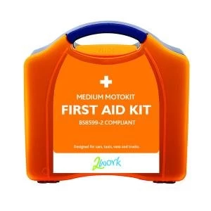 image of 2Work Motokit Portable Vehicle First Aid Box Medium B28599-2 X6070