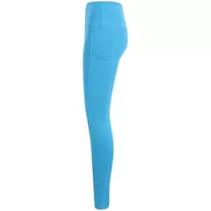 Image of Tombo Womens/Ladies Core Pocket Leggings (S-M) (Coral)