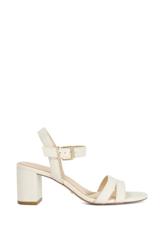 Image of Dune London Womens 'Merisa' Leather in Natural Size: 3 Natural Female 3