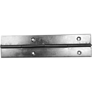 Image of Metal Piano Hinge Gold Colour 30x120mm - Colour Steel - Pack of 10