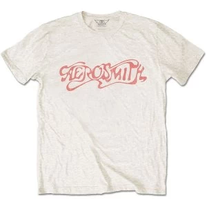 Image of Aerosmith - Classic Logo Unisex Large T-Shirt - Neutral