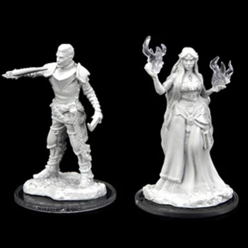 Image of Critical Role Unpainted Miniatures (W2) - Turst Militia Swordsman & Lyrengorn Holy Priest