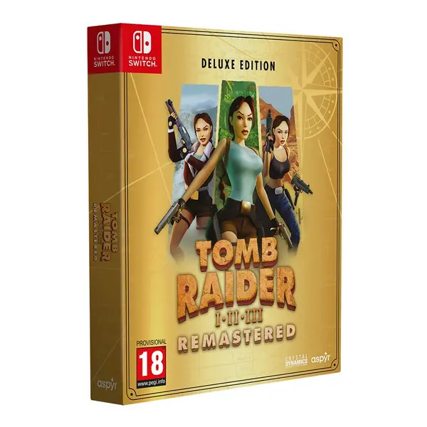 Image of Tomb Raider I-III Remastered Starring Lara Croft: Deluxe Edition - Switch Switch