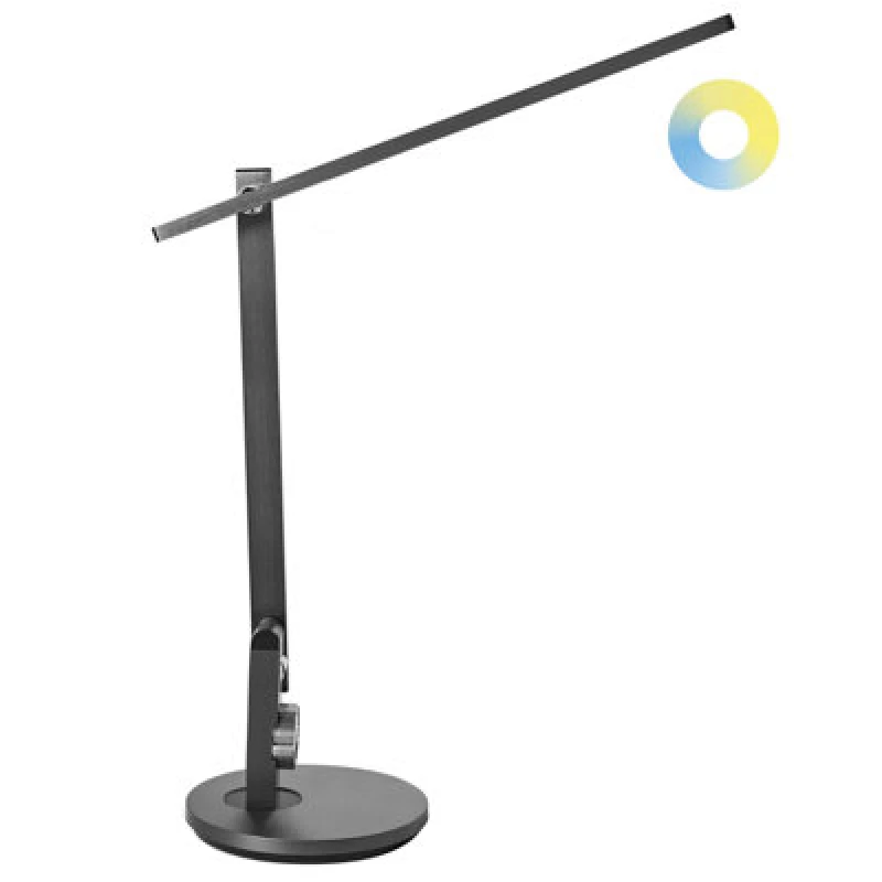 Image of Beliani LED Desk Lamp Cetus With Dimmer Grey