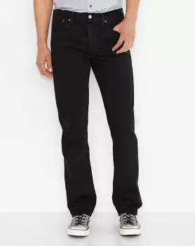 image of Levis 501 Original Fit Black Jean 34 In