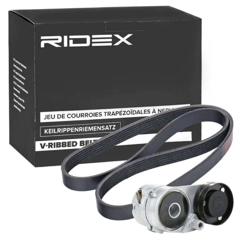 Image of RIDEX 542R0775 V-ribbed belt set V-Ribbed Belt Set (542)