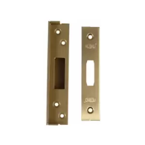 image of Union - StrongBOLT 2100 Mortice Deadlock Rebate Kit 25mm Polished Brass Box