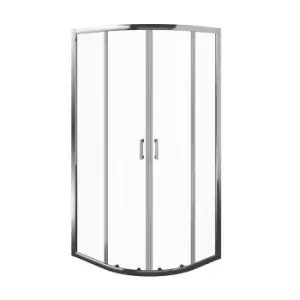 Image of Aqualux Framed 8 Quadrant Shower Enclosure (800X800X2000mm) - Clear Glass