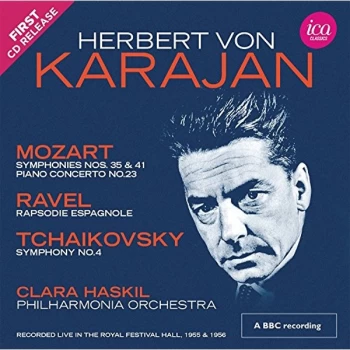 image of Clara Haskil - Herbert Von Karajan: Mozart - Symphonies Nos. 35 & 41/... CD