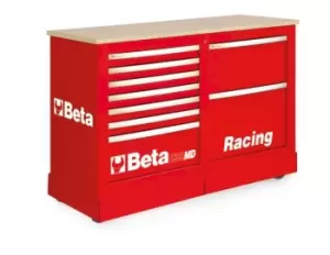 image of Beta Tools C39MD-R "Racing" Mobile Roller Cab Red 039390103